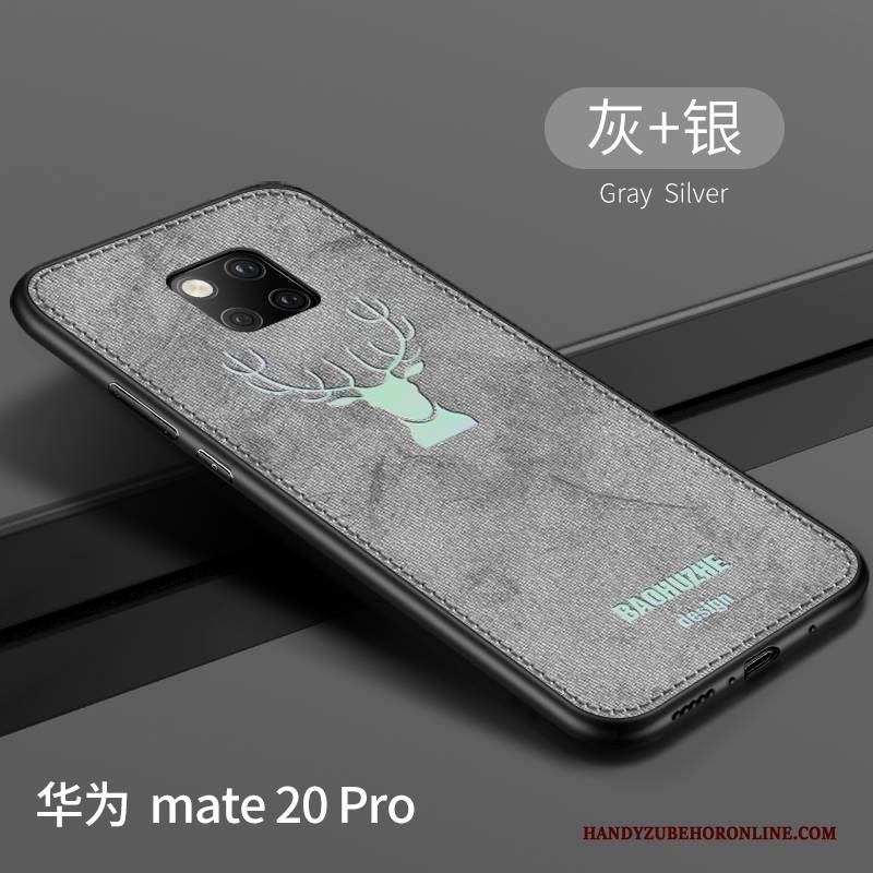 Hülle Huawei Mate 20 Pro Schutz Anti-sturz Persönlichkeit, Case Huawei Mate 20 Pro Taschen Stoff Schlank