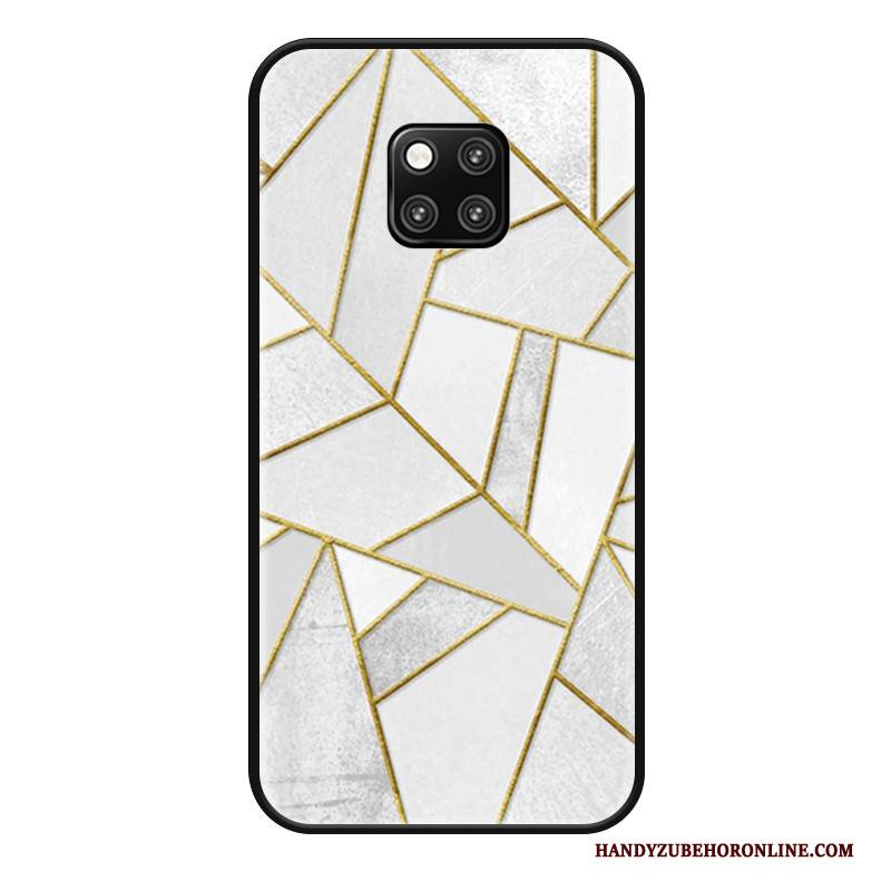 Hülle Huawei Mate 20 Pro Silikon Persönlichkeit Einfach, Case Huawei Mate 20 Pro Schutz Handyhüllen Geometrie