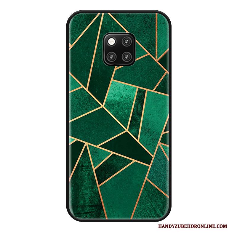 Hülle Huawei Mate 20 Pro Silikon Persönlichkeit Einfach, Case Huawei Mate 20 Pro Schutz Handyhüllen Geometrie