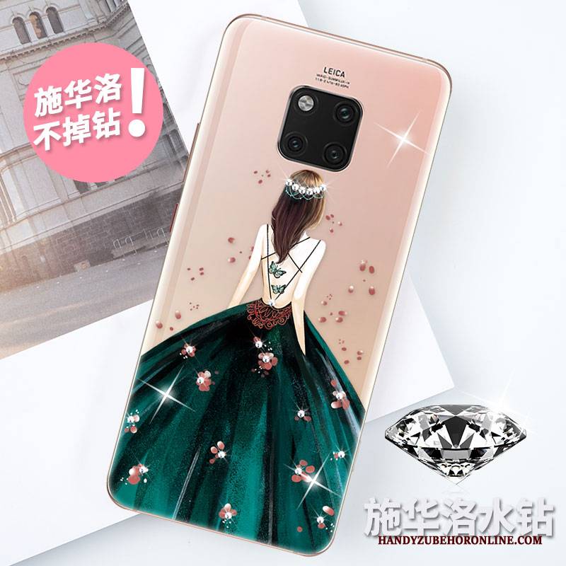 Hülle Huawei Mate 20 Pro Taschen Qualität Anti-sturz, Case Huawei Mate 20 Pro Kreativ Transparent Rutschfest