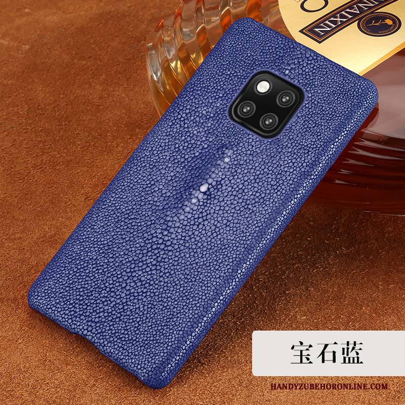 Hülle Huawei Mate 20 Rs Schutz Persönlichkeit Handyhüllen, Case Huawei Mate 20 Rs Leder Perlen Anti-sturz