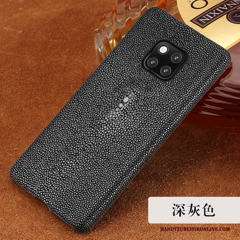 Hülle Huawei Mate 20 Rs Schutz Persönlichkeit Handyhüllen, Case Huawei Mate 20 Rs Leder Perlen Anti-sturz