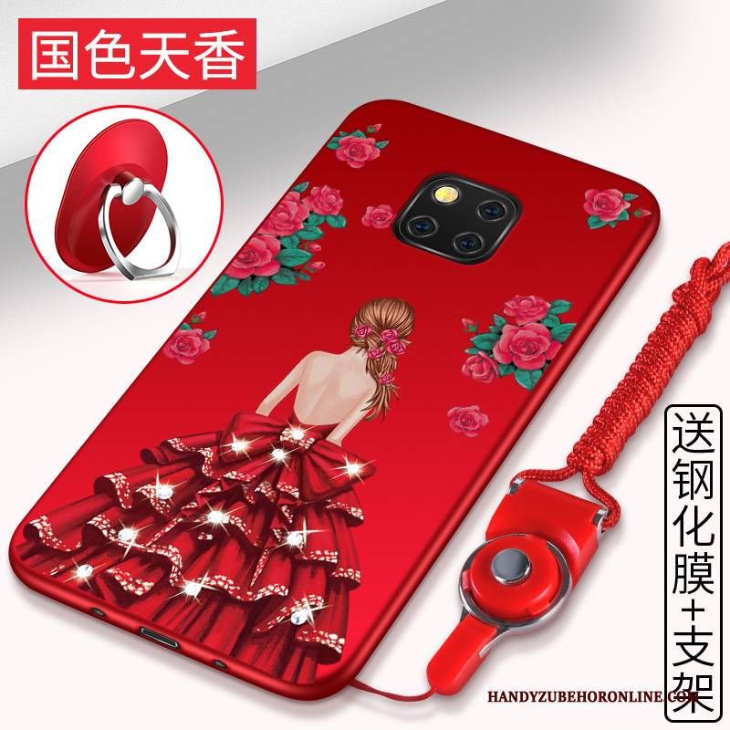 Hülle Huawei Mate 20 Rs Weiche Handyhüllen Rot, Case Huawei Mate 20 Rs Schutz