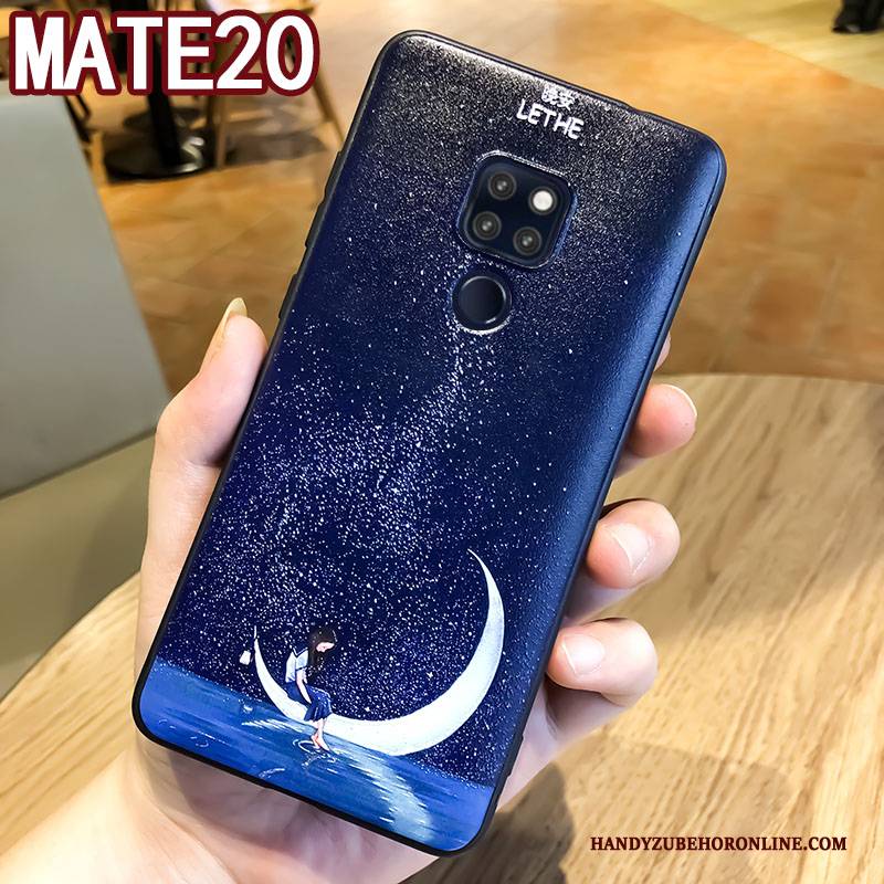 Hülle Huawei Mate 20 Taschen Hängende Verzierungen Handyhüllen, Case Huawei Mate 20 Silikon Liebhaber Persönlichkeit