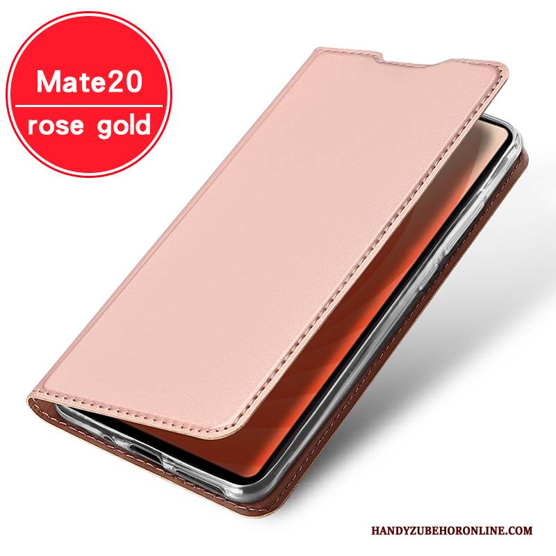 Hülle Huawei Mate 20 Taschen Rosa Karte, Case Huawei Mate 20 Halterung Handyhüllen Neu