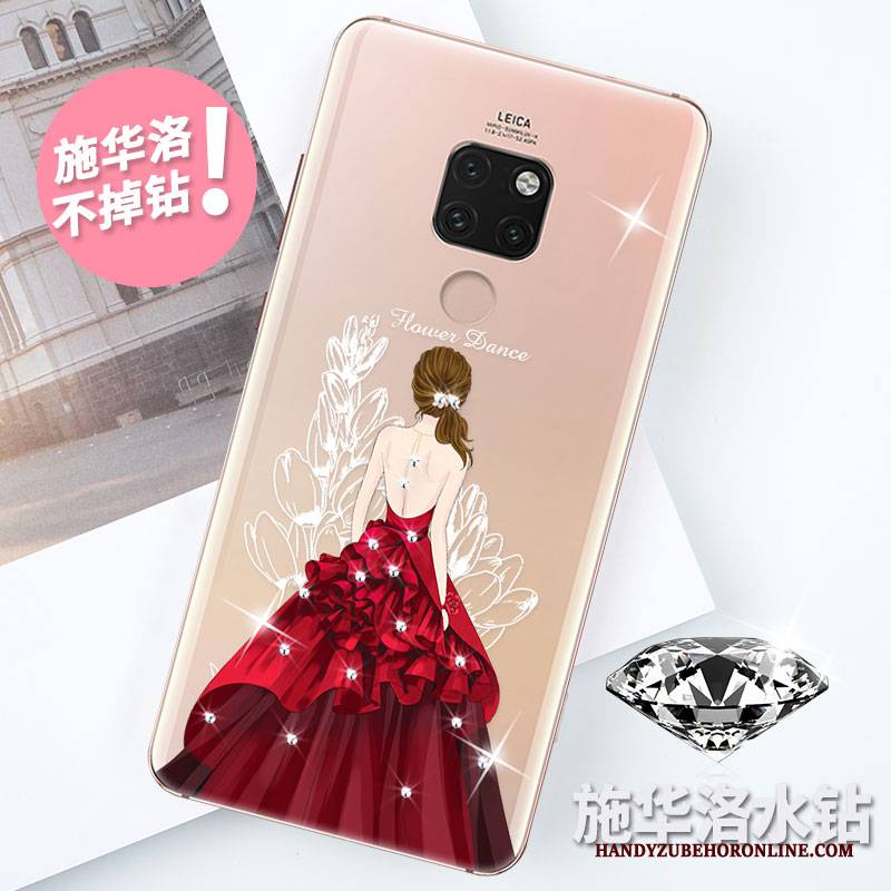 Hülle Huawei Mate 20 Weiche Hoch Neu, Case Huawei Mate 20 Strass Transparent Qualität