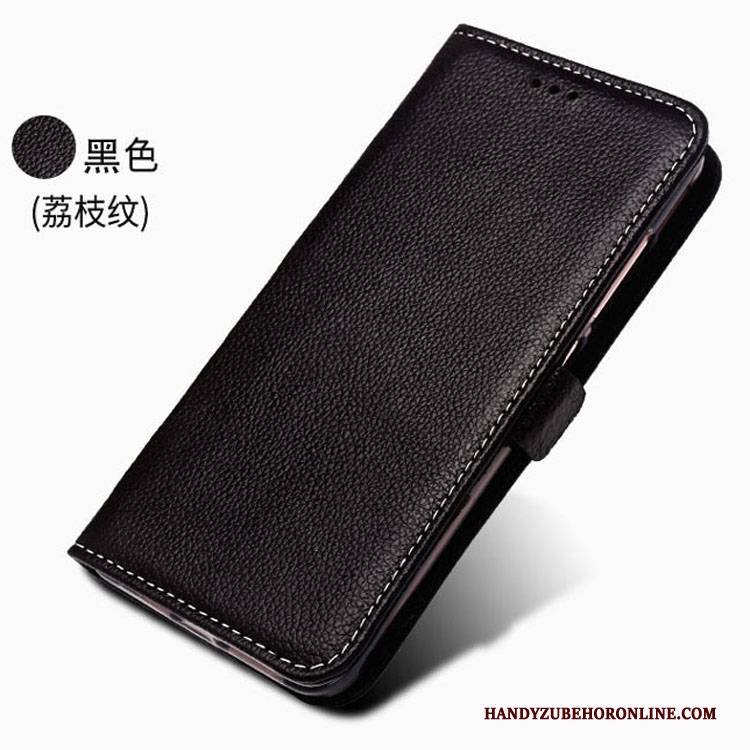 Hülle Huawei Mate 20 X Taschen Schwarz Anti-sturz, Case Huawei Mate 20 X Leder