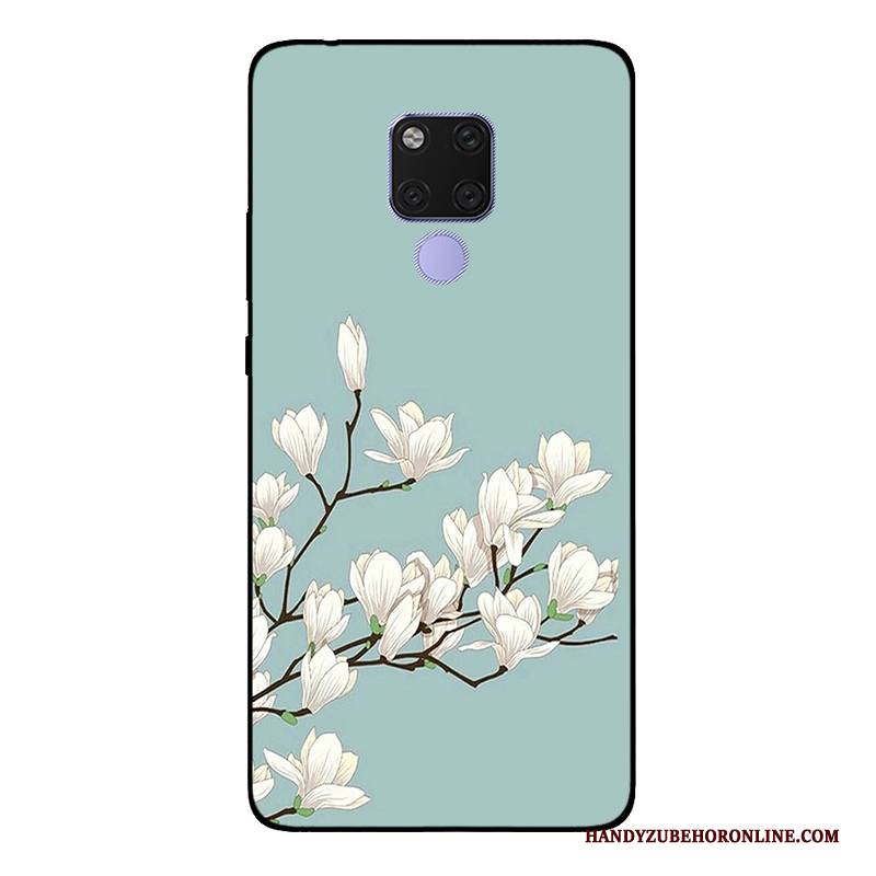 Hülle Huawei Mate 20 X Weiche Anti-sturz Grün, Case Huawei Mate 20 X Gemalt Frisch