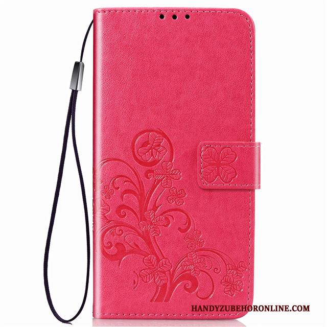 Hülle Huawei Mate 30 Folio Rot Anti-sturz, Case Huawei Mate 30 Taschen Handyhüllen