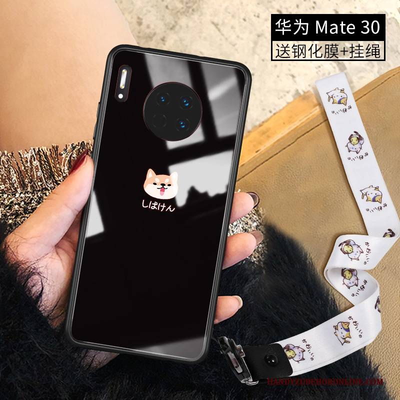 Hülle Huawei Mate 30 Kreativ Hängende Verzierungen Anti-sturz, Case Huawei Mate 30 Karikatur Trend Temperieren