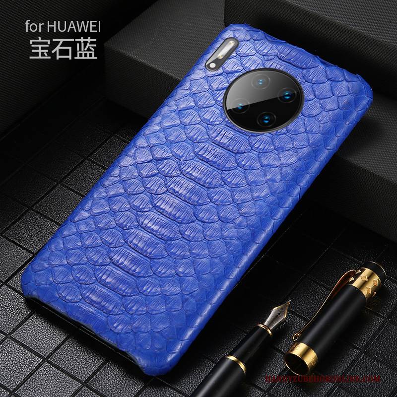 Hülle Huawei Mate 30 Leder Anti-sturz Handyhüllen, Case Huawei Mate 30 Taschen Neu High-end