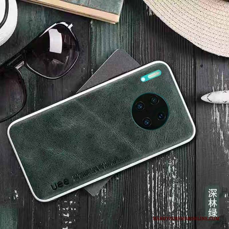 Hülle Huawei Mate 30 Pro Leder Anti-sturz Trendmarke, Case Huawei Mate 30 Pro Silikon Schlank Handyhüllen