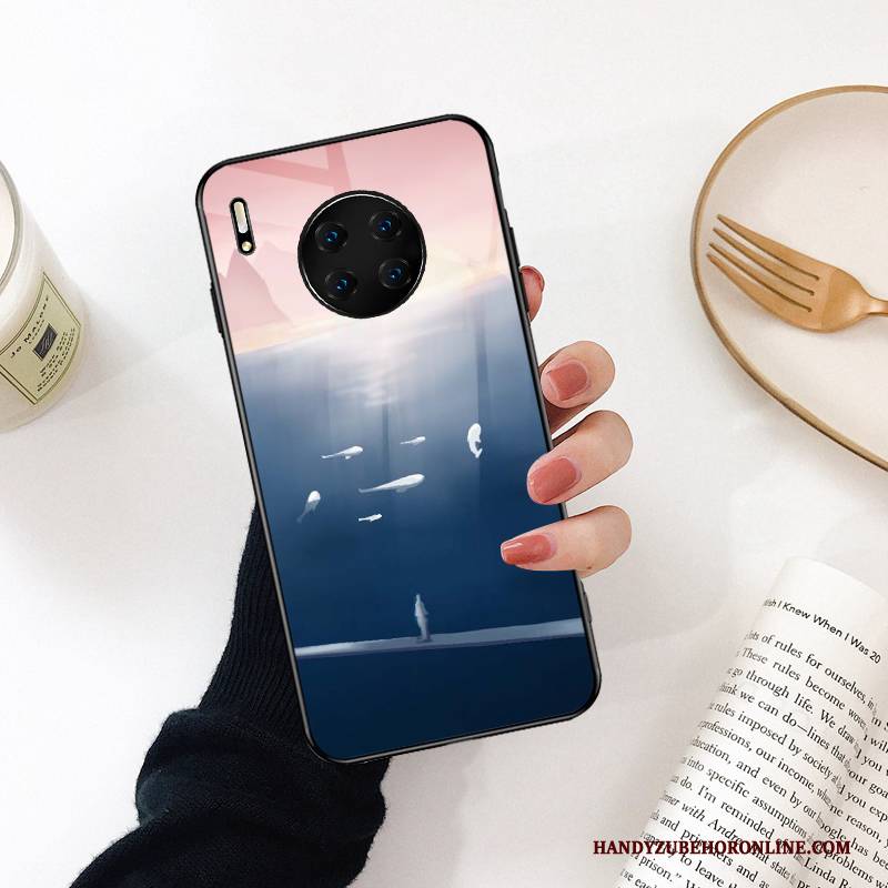 Hülle Huawei Mate 30 Pro Mode High-end Trend, Case Huawei Mate 30 Pro Kreativ Schlank Handyhüllen