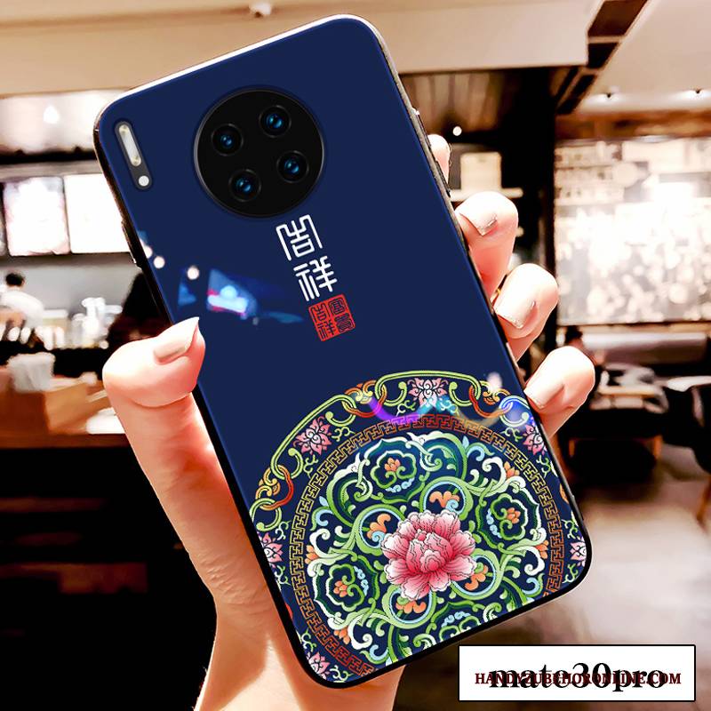 Hülle Huawei Mate 30 Pro Ratte Angepasst, Case Huawei Mate 30 Pro Festlich Rot