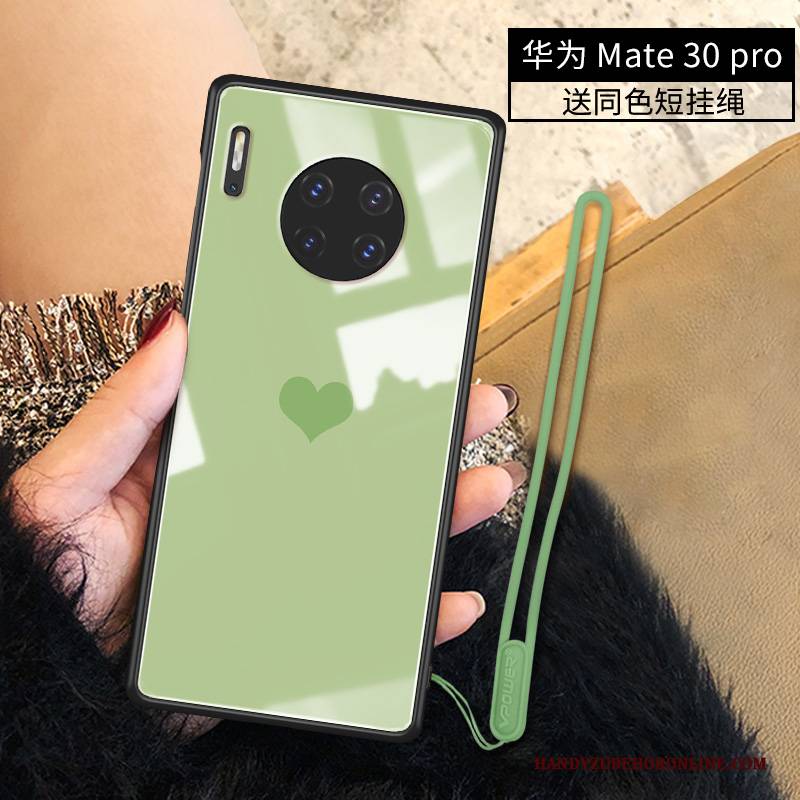 Hülle Huawei Mate 30 Pro Silikon Schlank Handyhüllen, Case Huawei Mate 30 Pro Taschen Rosa Anti-sturz