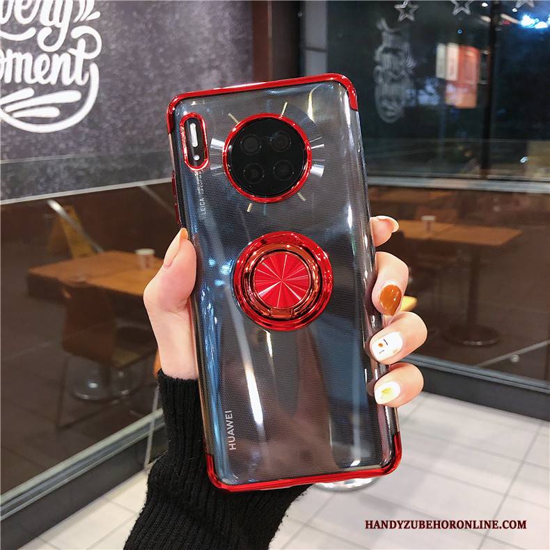 Hülle Huawei Mate 30 Pro Taschen Schlank Anti-sturz, Case Huawei Mate 30 Pro Silikon High-end Rot