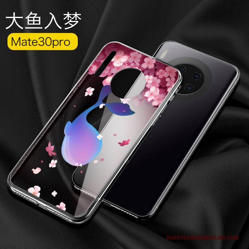 Hülle Huawei Mate 30 Pro Taschen Transparent Anti-sturz, Case Huawei Mate 30 Pro Schutz Schlank Trendmarke