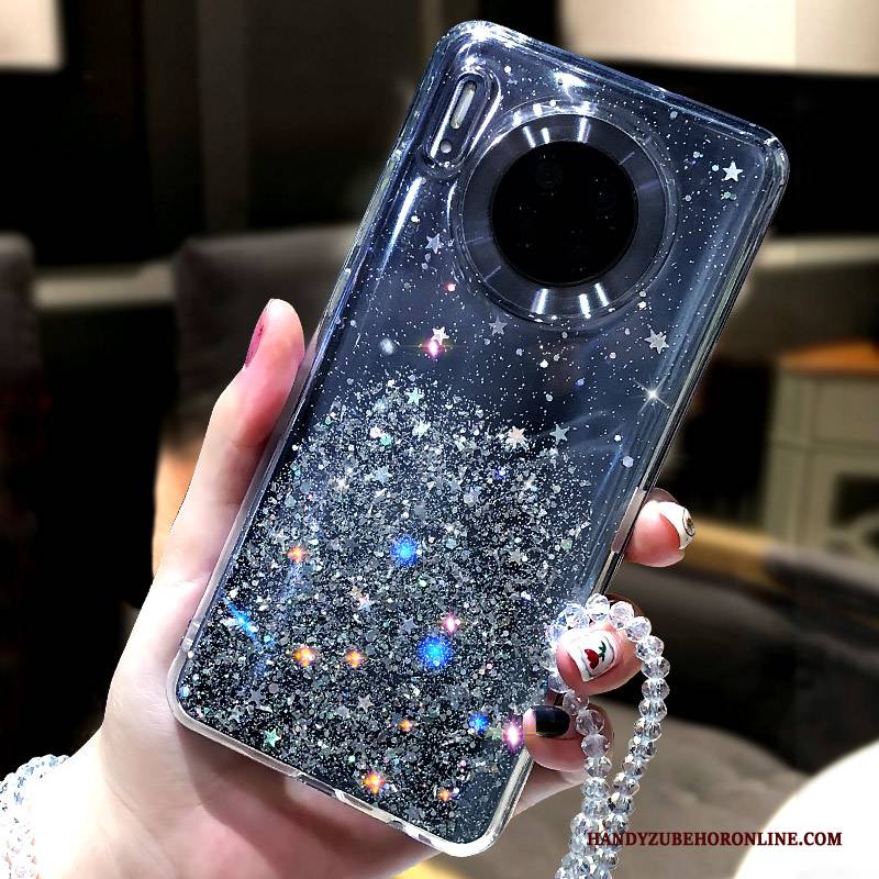 Hülle Huawei Mate 30 Pro Weiche Transparent Netto Rot, Case Huawei Mate 30 Pro Silikon Anti-sturz Grün