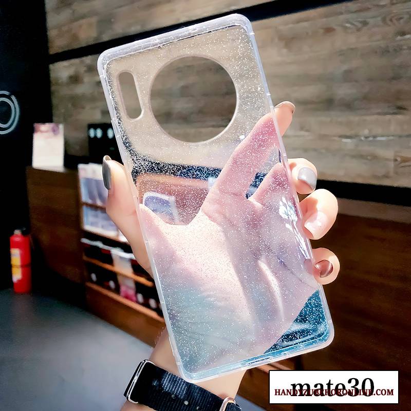 Hülle Huawei Mate 30 Silikon Anti-sturz Trendmarke, Case Huawei Mate 30 Kreativ Handyhüllen Netto Rot