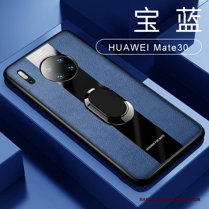 Hülle Huawei Mate 30 Taschen Handyhüllen Magnetismus, Case Huawei Mate 30 Lederhülle Anti-sturz Grün