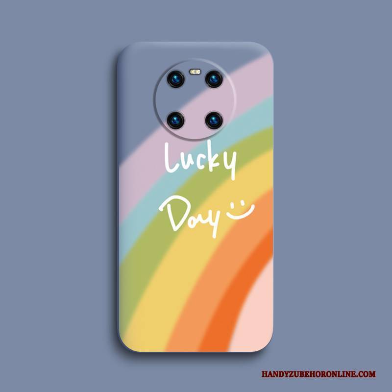 Hülle Huawei Mate 40 Karikatur Persönlichkeit Handyhüllen, Case Huawei Mate 40 Taschen Neu Rosa