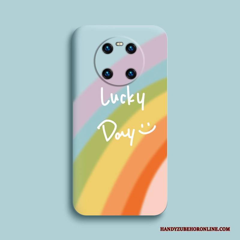 Hülle Huawei Mate 40 Karikatur Persönlichkeit Handyhüllen, Case Huawei Mate 40 Taschen Neu Rosa