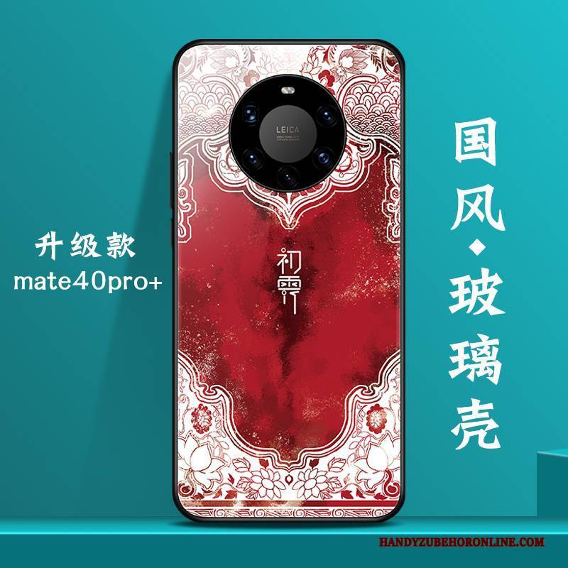 Hülle Huawei Mate 40 Pro+ Kreativ Chinesische Art Persönlichkeit, Case Huawei Mate 40 Pro+ Trendmarke Wind