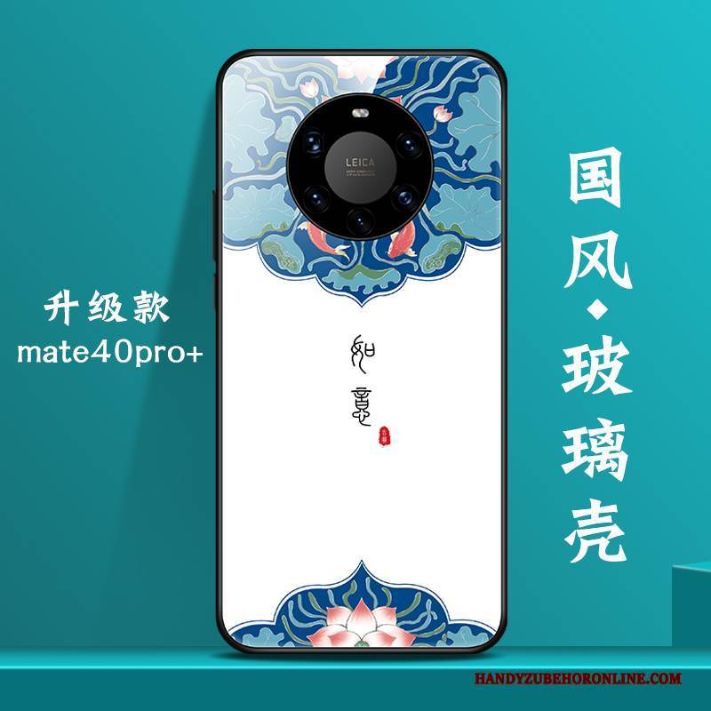 Hülle Huawei Mate 40 Pro+ Kreativ Chinesische Art Persönlichkeit, Case Huawei Mate 40 Pro+ Trendmarke Wind