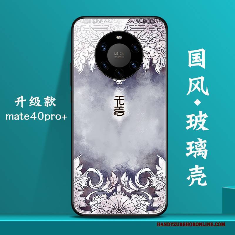 Hülle Huawei Mate 40 Pro+ Kreativ Chinesische Art Persönlichkeit, Case Huawei Mate 40 Pro+ Trendmarke Wind