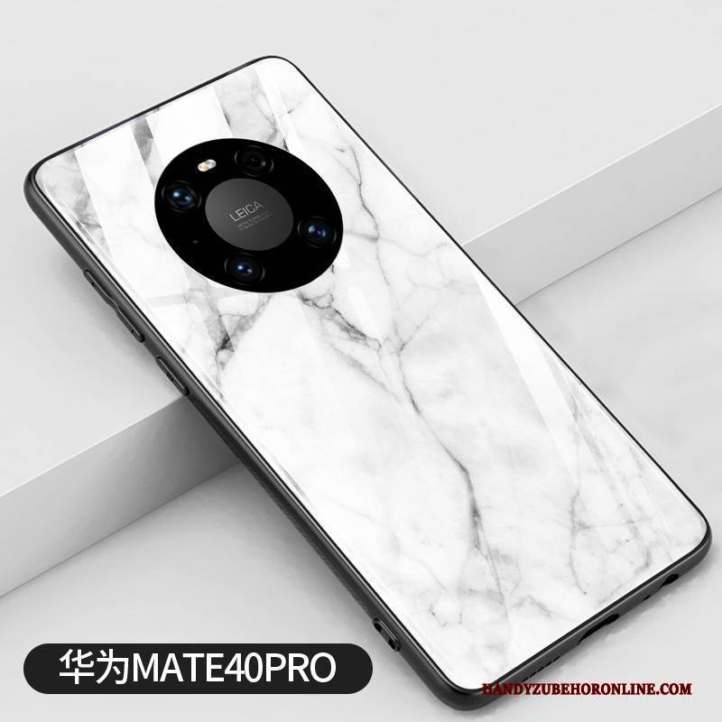 Hülle Huawei Mate 40 Pro Kreativ Liebhaber Schwarz, Case Huawei Mate 40 Pro Taschen Netto Rot Persönlichkeit