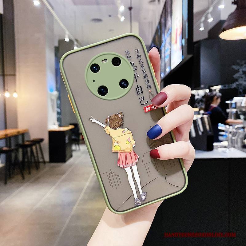 Hülle Huawei Mate 40 Pro Kreativ Persönlichkeit Trendmarke, Case Huawei Mate 40 Pro Karikatur Handyhüllen Grün