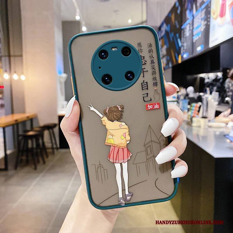 Hülle Huawei Mate 40 Pro Kreativ Persönlichkeit Trendmarke, Case Huawei Mate 40 Pro Karikatur Handyhüllen Grün