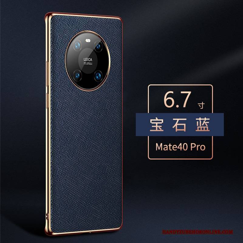 Hülle Huawei Mate 40 Pro Schutz Lila High-end, Case Huawei Mate 40 Pro Taschen Handyhüllen Anti-sturz