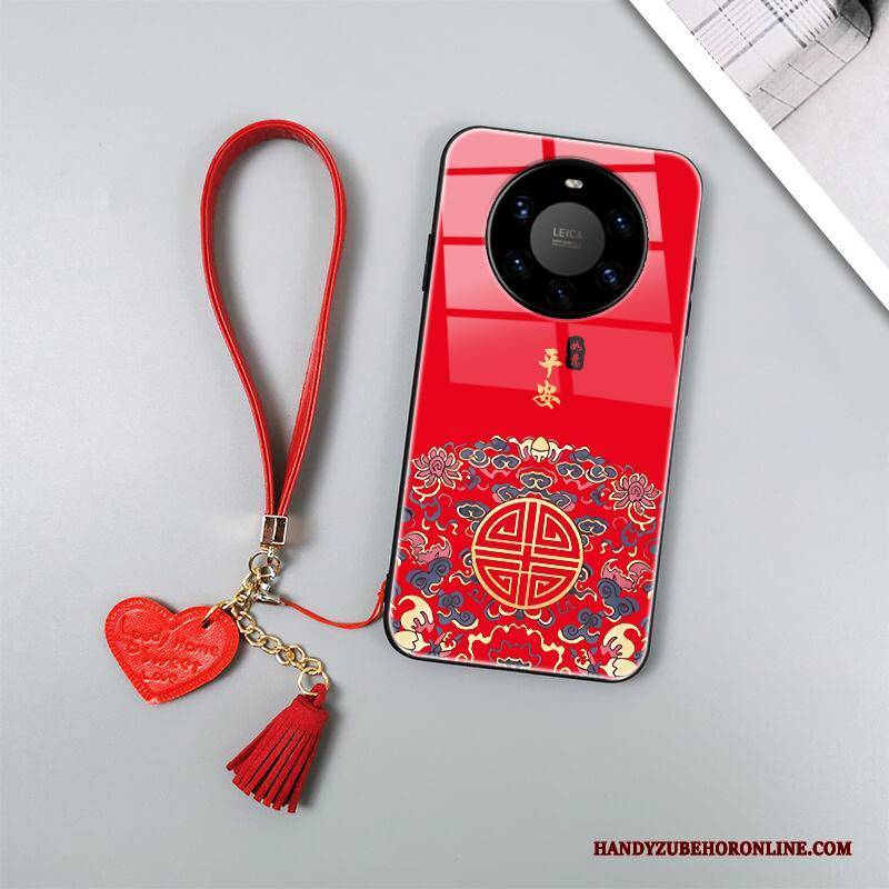 Hülle Huawei Mate 40 Pro+ Taschen Chinesische Art Anti-sturz, Case Huawei Mate 40 Pro+ Silikon Neu Persönlichkeit