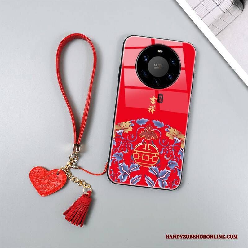 Hülle Huawei Mate 40 Pro+ Taschen Chinesische Art Anti-sturz, Case Huawei Mate 40 Pro+ Silikon Neu Persönlichkeit