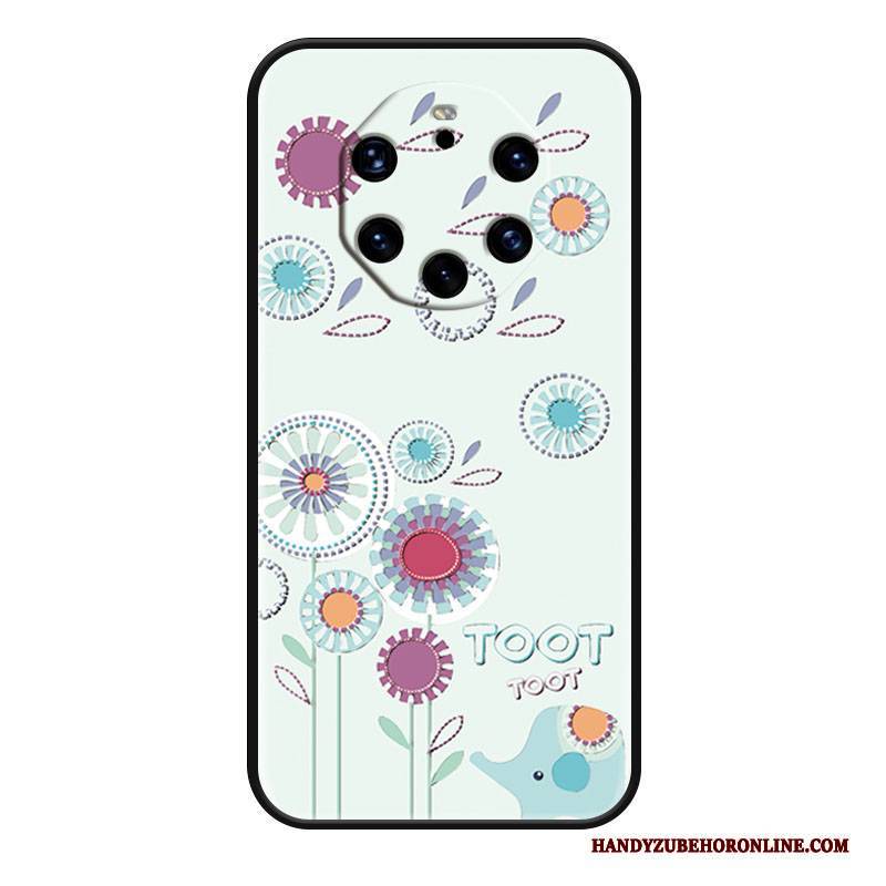 Hülle Huawei Mate 40 Rs Karikatur Handyhüllen Frisch, Case Huawei Mate 40 Rs Taschen Blau Nette