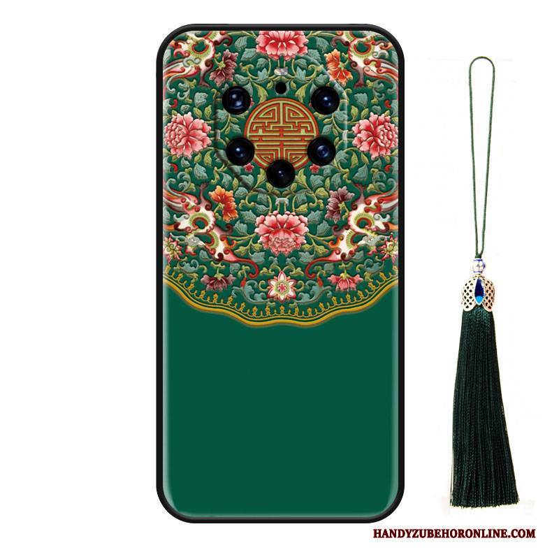 Hülle Huawei Mate 40 Rs Schutz Wind Persönlichkeit, Case Huawei Mate 40 Rs Retro Quaste Chinesische Art