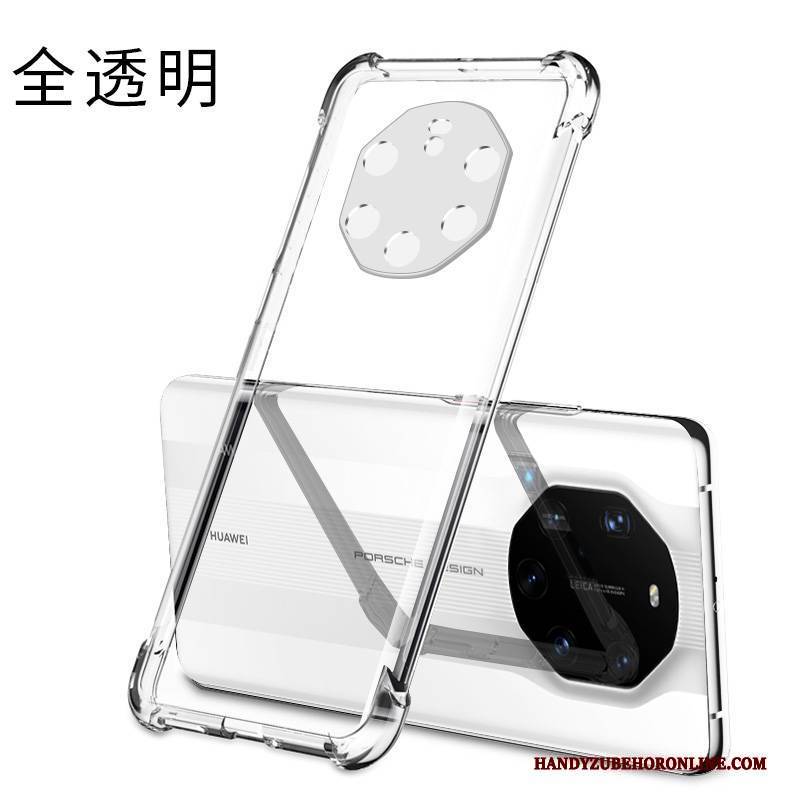 Hülle Huawei Mate 40 Rs Silikon Handyhüllen Neu, Case Huawei Mate 40 Rs Weiche Schwarz Transparent