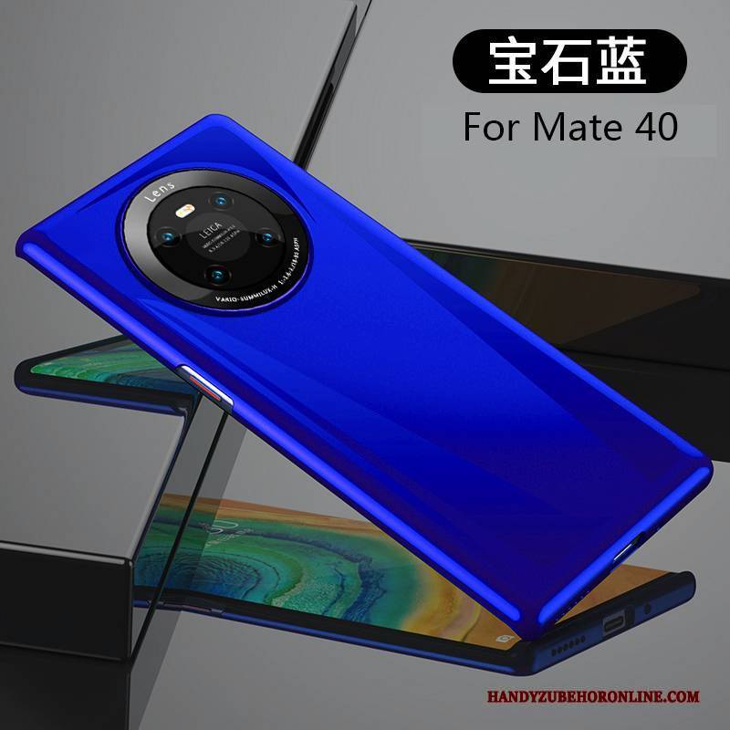 Hülle Huawei Mate 40 Taschen Anti-sturz Glas, Case Huawei Mate 40 Kreativ Blau Neu