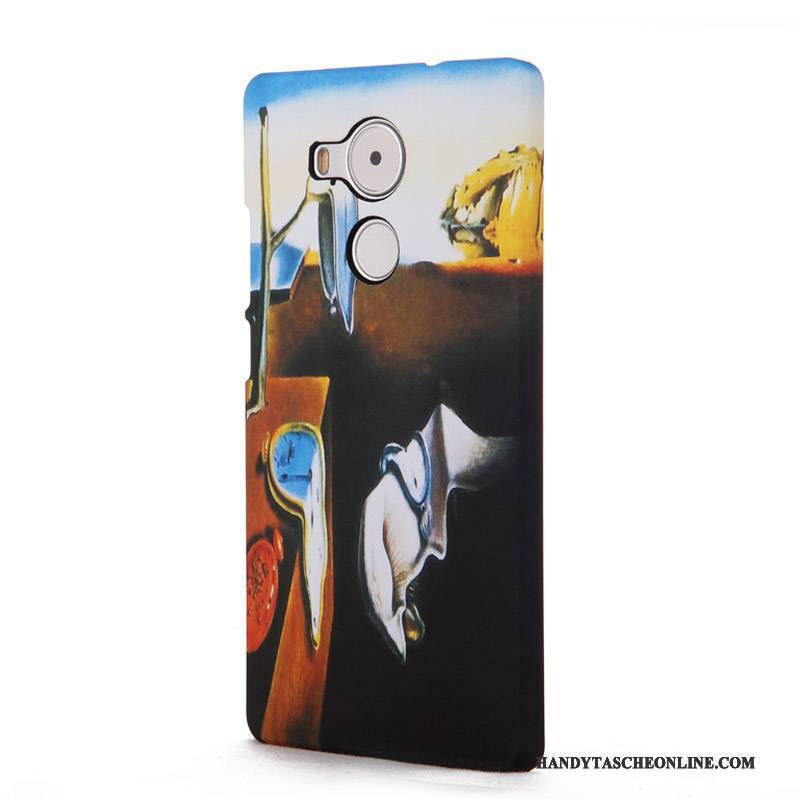 Hülle Huawei Mate 8 Farbe Schwer Pfingstrose, Case Huawei Mate 8 Kreativ Abstraktion Kunst