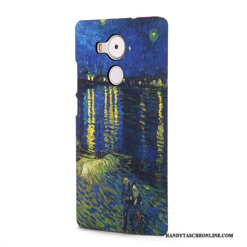 Hülle Huawei Mate 8 Farbe Schwer Pfingstrose, Case Huawei Mate 8 Kreativ Abstraktion Kunst