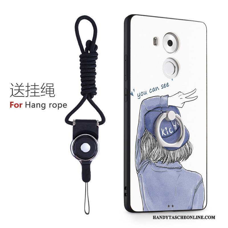 Hülle Huawei Mate 8 Schutz Schwer Rosa, Case Huawei Mate 8 Karikatur Handyhüllen Nette