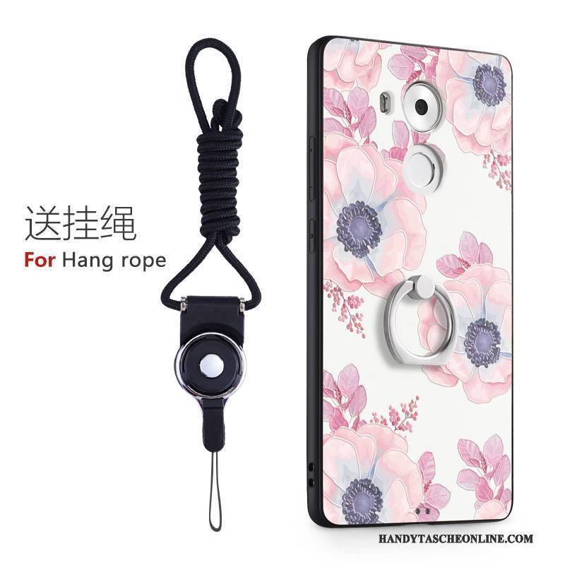 Hülle Huawei Mate 8 Schutz Schwer Rosa, Case Huawei Mate 8 Karikatur Handyhüllen Nette