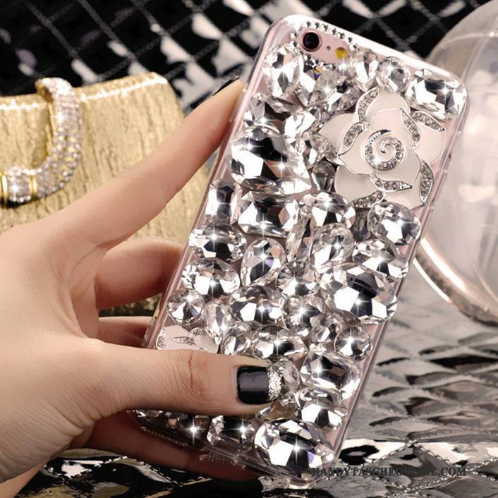 Hülle Huawei Mate 8 Strasssteinen Handyhüllen Trend, Case Huawei Mate 8 Strass Transparent Schwer