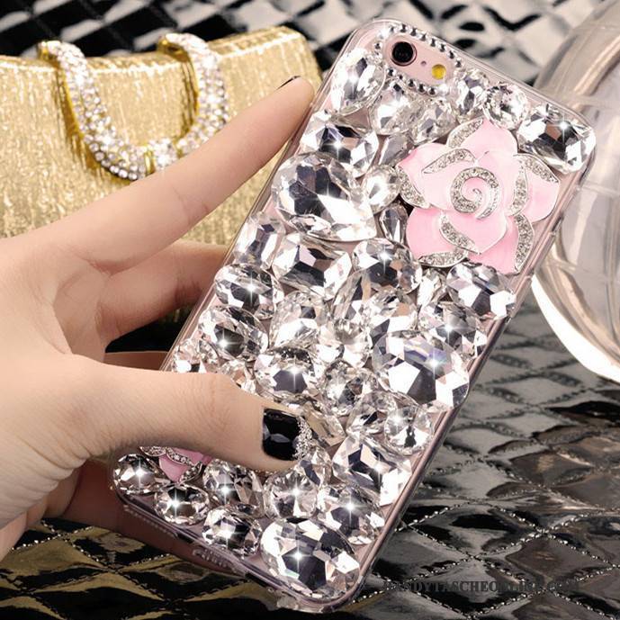 Hülle Huawei Mate 8 Strasssteinen Handyhüllen Trend, Case Huawei Mate 8 Strass Transparent Schwer