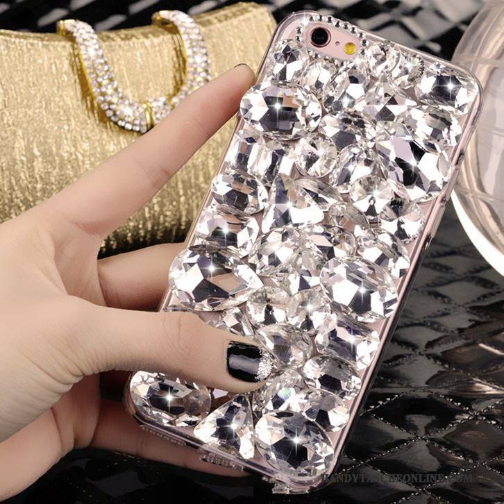 Hülle Huawei Mate 8 Strasssteinen Handyhüllen Trend, Case Huawei Mate 8 Strass Transparent Schwer