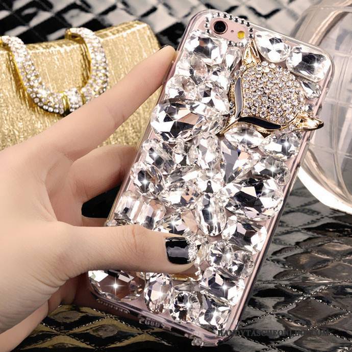 Hülle Huawei Mate 8 Strasssteinen Handyhüllen Trend, Case Huawei Mate 8 Strass Transparent Schwer