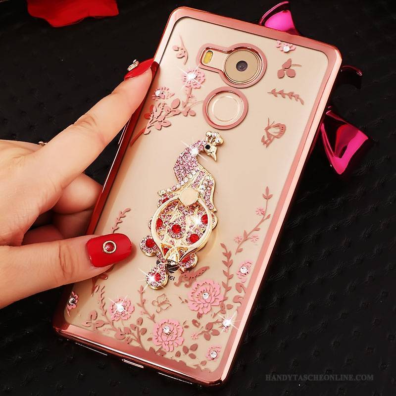 Hülle Huawei Mate 8 Taschen Anti-sturz Rosa, Case Huawei Mate 8 Strass Handyhüllen Trend