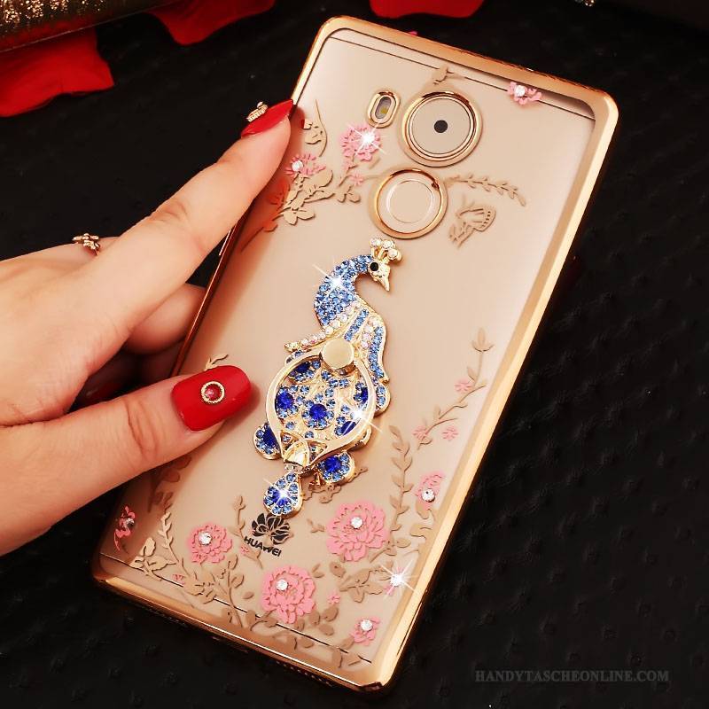 Hülle Huawei Mate 8 Taschen Anti-sturz Rosa, Case Huawei Mate 8 Strass Handyhüllen Trend