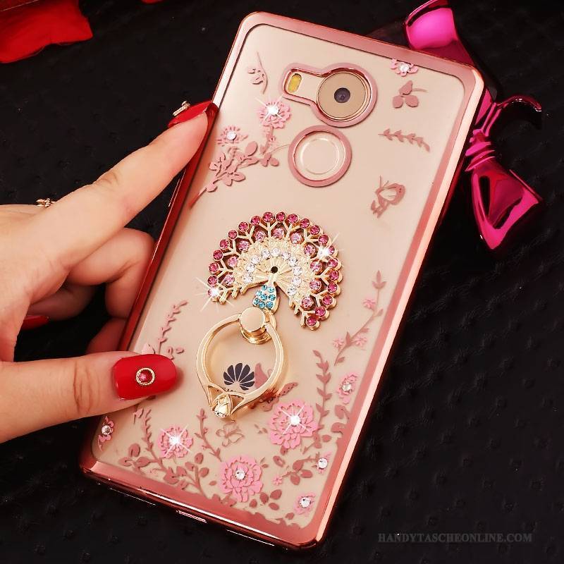 Hülle Huawei Mate 8 Taschen Anti-sturz Rosa, Case Huawei Mate 8 Strass Handyhüllen Trend